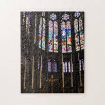 Puzzle Divinité Vitrail, 28 x 36 cm, 252 pcs