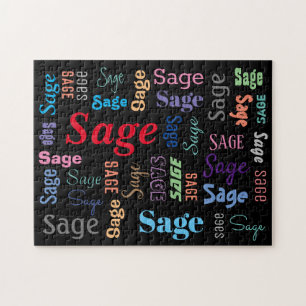 Puzzle do-it-yourself nom ou message dans plusieurs style