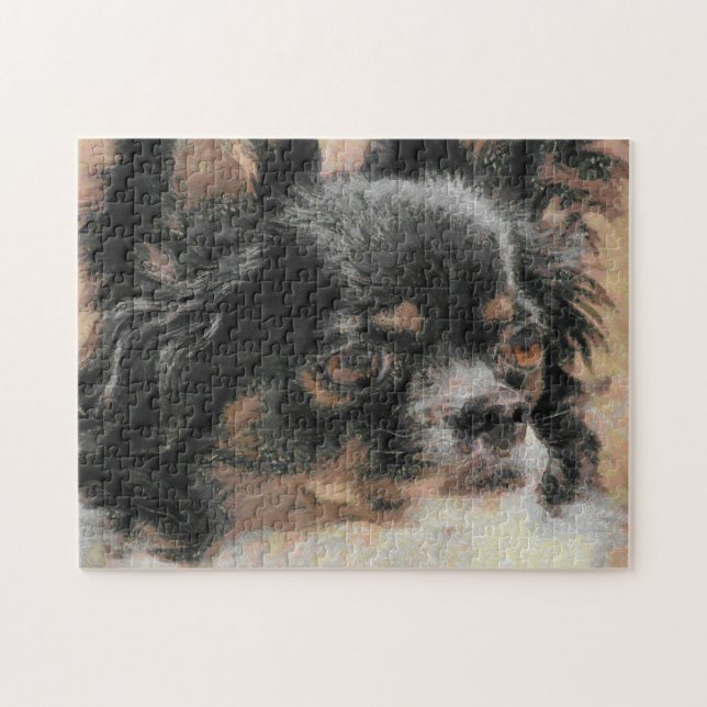 Puzzle d'oeuvres d'art du Chihuahua de Cube Long H (Horizontal)