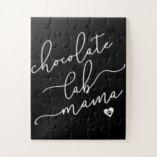 Puzzle Dog Lover Chocolate lab Mama