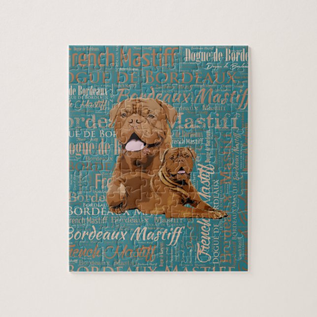 Puzzle Dogue de Bordeaux - mastiff français (Vertical)