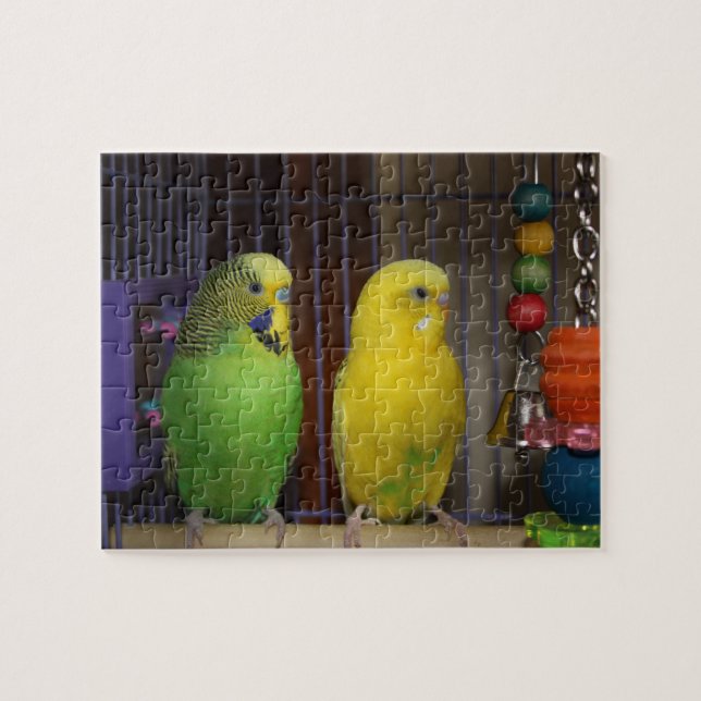 Puzzle d'oiseau de perruche (Horizontal)