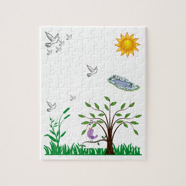 Puzzle d'oiseaux (Vertical)