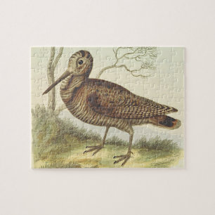 Puzzle d'oiseaux à l'air vintage
