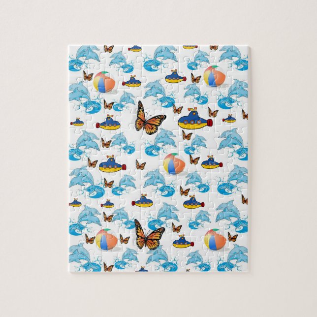 Puzzle Dolphins Jigsaw (Vertical)