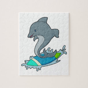 Puzzle Dolpin comme Surfer avec Surfer