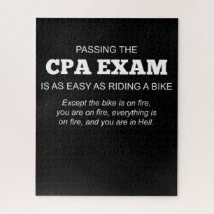 Puzzle Don d'examen CPA d'expert-comptable agréé