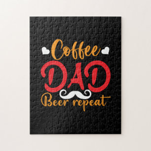Puzzle Don père   Café Papa Bière Répétition