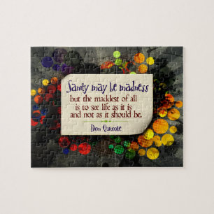 Puzzle Don Quichotte Inspirationnelle "Folie"
