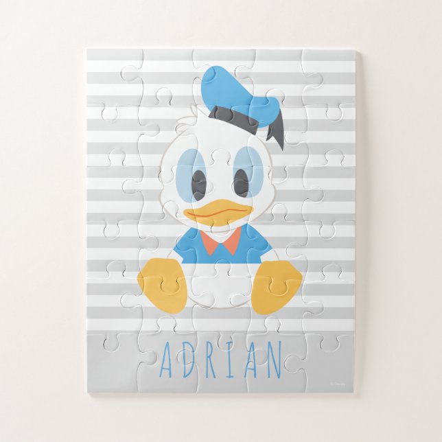 Puzzle Donald Duck | Baby Donald - Ajoutez Votre Nom (Vertical)