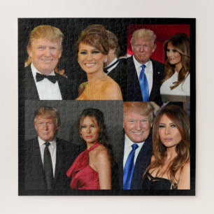 PUZZLE DONALD ET MELANIA TRUMP