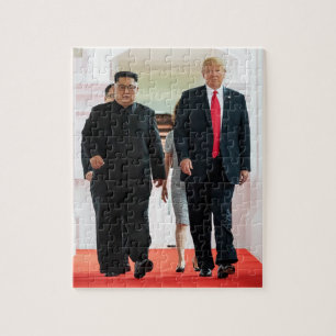 Puzzle Donald Trump Avec Kim Jong Un À Singapour