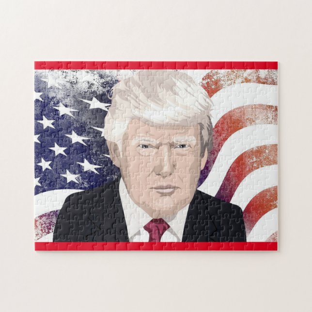 PUZZLE DONALD TRUMP PATRIOTIQUE (Horizontal)
