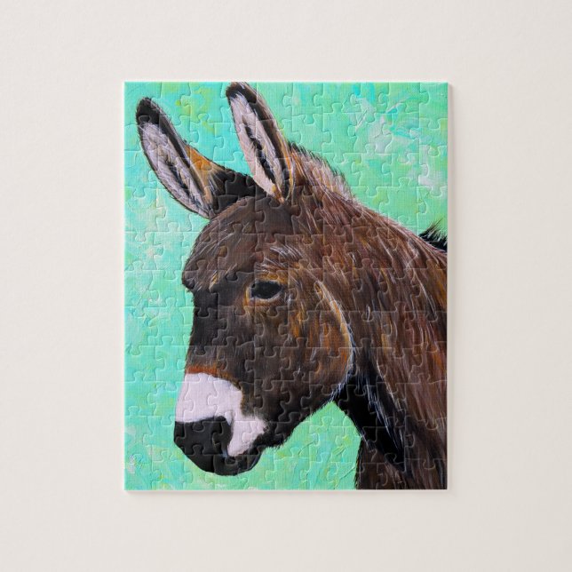 Puzzle Donkey Painting (Vertical)