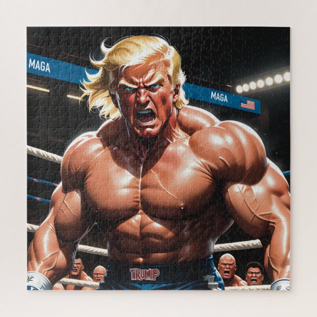 Puzzle Donny T en rage (MIXED MARTIAL ART/Superstar MAGA  (Vertical)