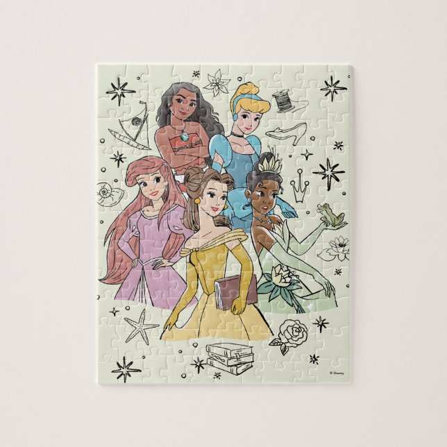 Puzzle Doodles Disney Princess Marker (Vertical)
