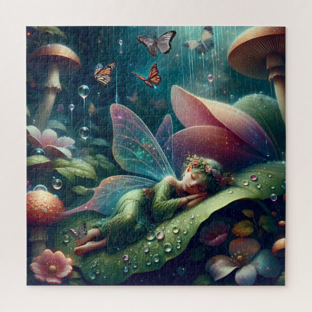Puzzle Dormir sur un champignon | Non personnalisé (Vertical)
