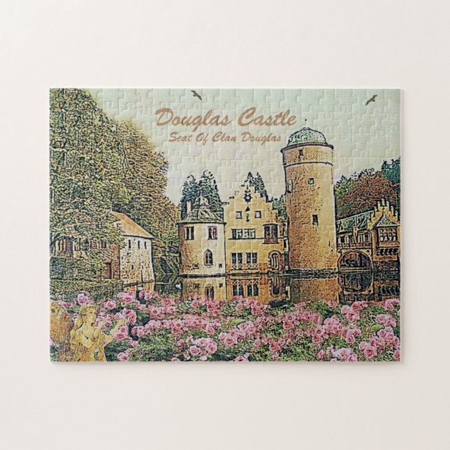 Puzzle Douglas Castle - Siège De Clan Douglas (Horizontal)