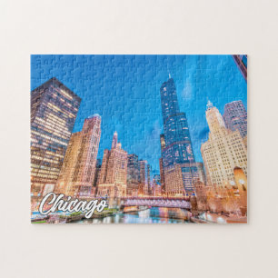 Puzzle Downtown Chicago, Illinois, États-Unis