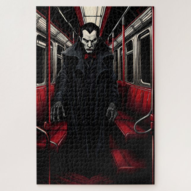 Puzzle Dracula dans le métro (Vertical)