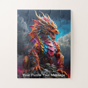 Puzzle Dragon convivial pour les enfants