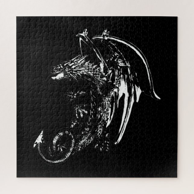 Puzzle Dragon de la Nuit Fantastique Dragon Mystique Somb (Vertical)