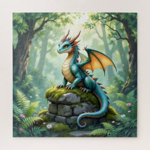 Puzzle Dragon de Whimsical sur pierre antique