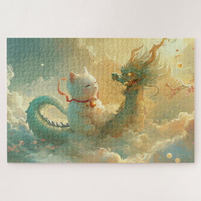 Puzzle Dragon et Lucky Cat (Horizontal)