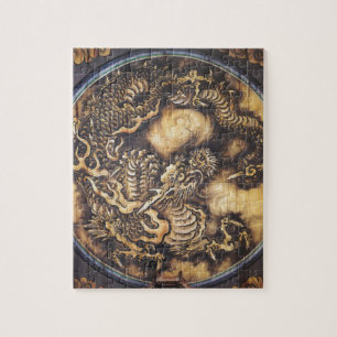 Puzzle Dragon oriental japonais traditionnel - 日本 - 鳴き龍