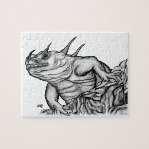 Puzzle Dragon sur le rocher