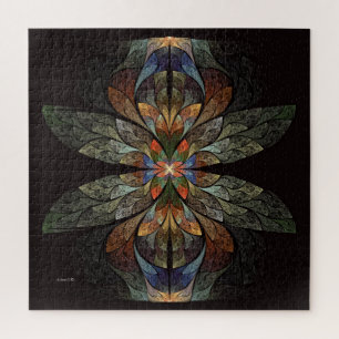Puzzle Dragonfly Abstrait