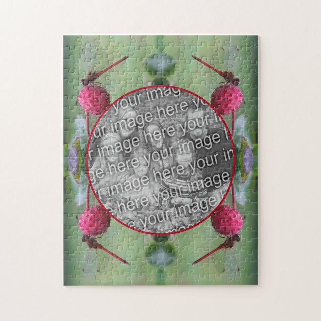 Puzzle Dragonfly On Dogwood Fruruits Créez votre propre p (Vertical)