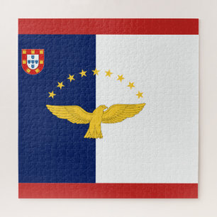 Puzzle Drapeau Açores 11" x 14" Puzzle, 30 pièces de ta