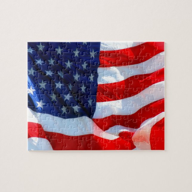 Puzzle Drapeau américain (Horizontal)