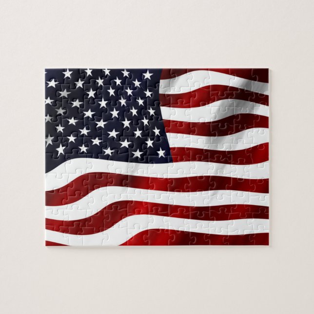 Puzzle Drapeau américain (Horizontal)