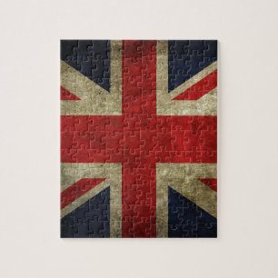 Puzzle Drapeau antique royal britannique d'Union Jack