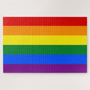 Puzzle Drapeau arc-en-ciel (LGBT)