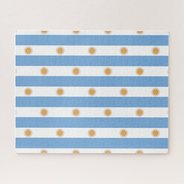 Puzzle drapeau argentin (Horizontal)