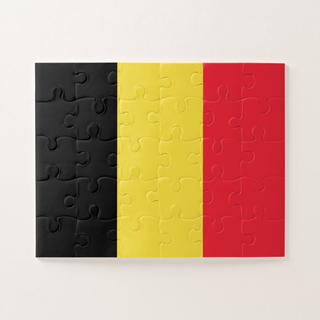 Puzzle Drapeau Belgique (Horizontal)