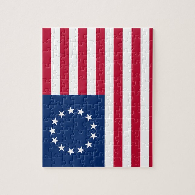 Puzzle Drapeau Betsy Ross (Vertical)