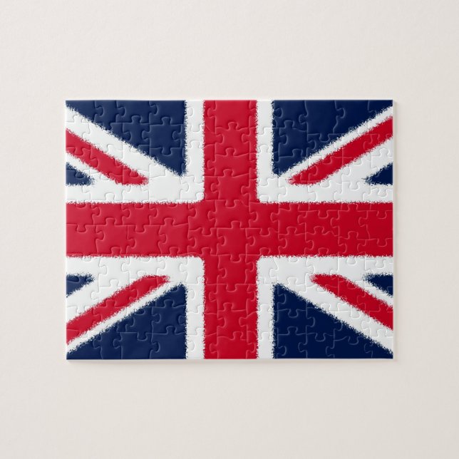 Puzzle Drapeau britannique Pop Art Voyage en Europe (Horizontal)