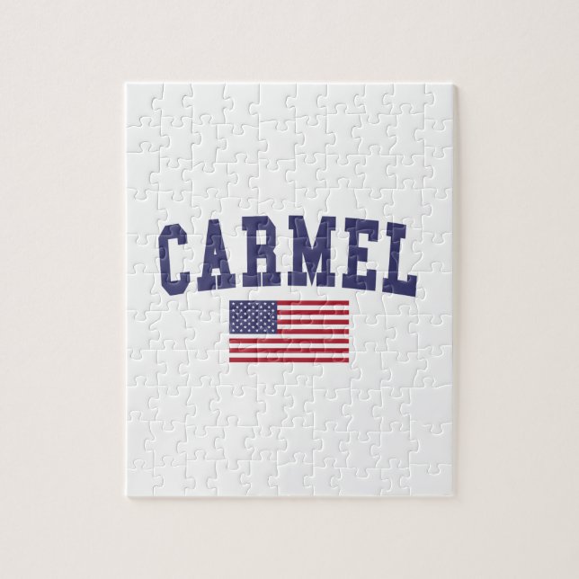 Puzzle Drapeau Carmel US (Vertical)