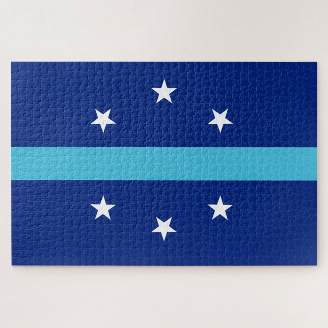 Puzzle Drapeau d'Anaheim (Californie, USA) (Horizontal)