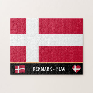 Puzzle Drapeau danois Pays / Danemark