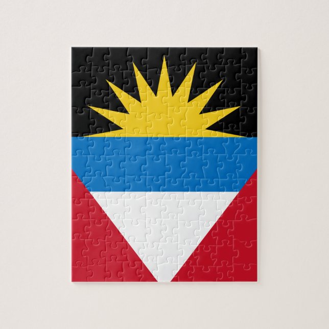Puzzle Drapeau d'Antigua-et-Barbuda (Vertical)