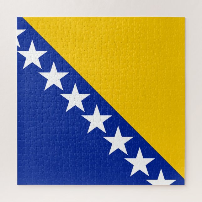 Puzzle Drapeau de Bosnie-Herzégovine (Vertical)