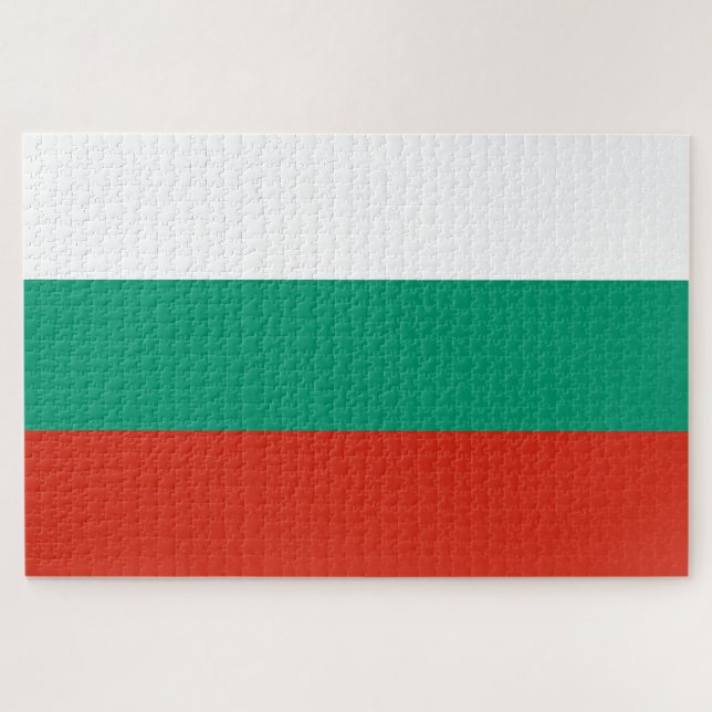 Puzzle Drapeau de Bulgarie (Horizontal)