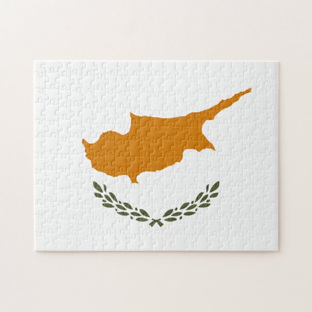 Puzzle Drapeau de Chypre (Horizontal)
