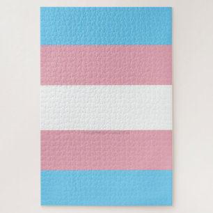 Puzzle Drapeau de fierté transgenre de SlipperyJoe divers