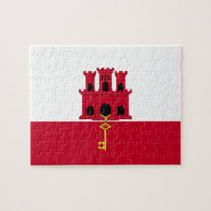 Puzzle Drapeau de Gibraltar